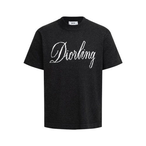 디올 남성 라운드 반팔티 - Dior Mens Round Tshirt - dic13914x