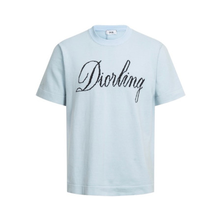 디올 남성 라운드 반팔티 - Dior Mens Round Tshirt - chc13915x