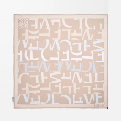 로에베 여성 스퀘어 스카프 - Loewe Womens Square Scarf - acc7065x