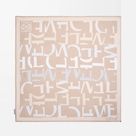 로에베 여성 스퀘어 스카프 - Loewe Womens Square Scarf - acc7065x
