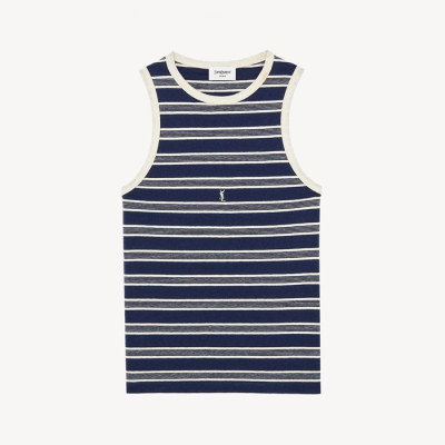 입생로랑 여성 라운드 나시 - Saint Laurent Womens Sleeveless Top - ysc13933x