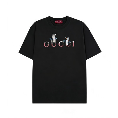 구찌 남성 라운드 반팔티 - Gucci Mens Round Tshirt - guc13937x