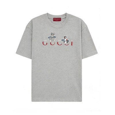 구찌 남성 라운드 반팔티 - Gucci Mens Round Tshirt - guc13938x