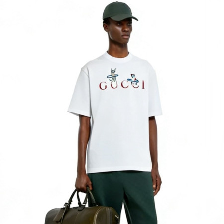 구찌 남성 라운드 반팔티 - Gucci Mens Round Tshirt - guc13939x