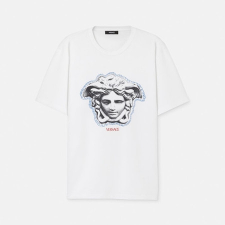 베르사체 남성 반팔 티셔츠 - Versace Mens Round Tshirts - vec13948x