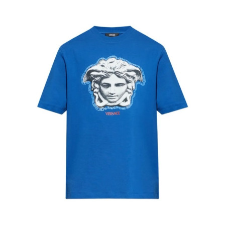 베르사체 남성 반팔 티셔츠 - Versace Mens Round Tshirts - vec13949x