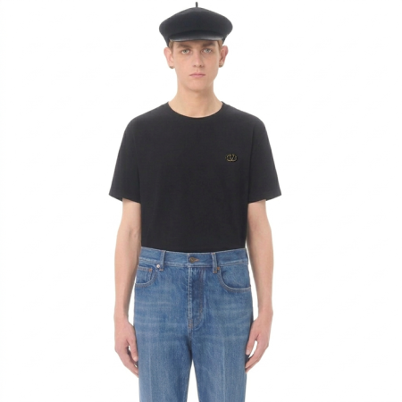 발렌티노 남성 라운드 반팔티 - Valentino Mens Round Tshirt - vac13957x