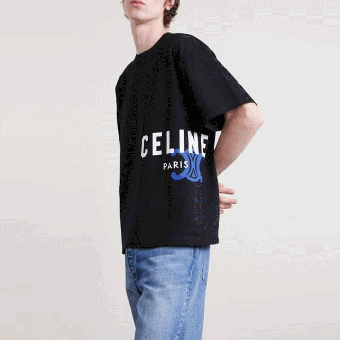 셀린느 남/녀 라운드 발팔티 - Celine Unisex Round Tshirt - ysc13755x