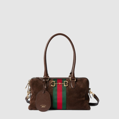 구찌 여성 보르세토 미디엄 보스턴백 - Gucci Womens Borsetto Medium Boston Bag - gub14826x