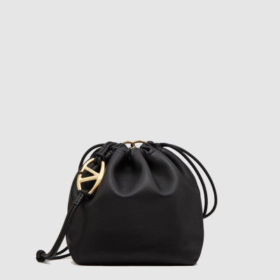 발렌티노 여성 브이로고 푸프 버킷 백 - Valentino Womens V-Logo Pouf Bucket Bag - vab14830x