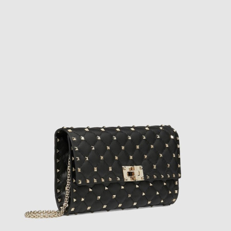 발렌티노 여성 락스터드 스파이크 체인 백 - Valentino Womens Rockstud Spike Chain Bag - vab14843x
