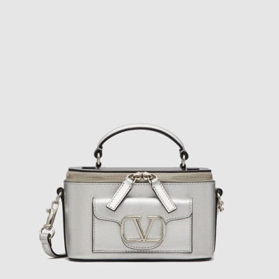 발렌티노 여성 주얼 로고 로코 베니티 케이스 - Valentino Womens Jewel Logo Rocco Vanity Case - vab14846x