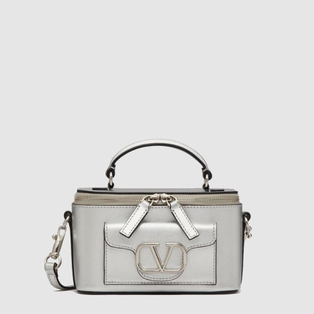 발렌티노 여성 주얼 로고 로코 베니티 케이스 - Valentino Womens Jewel Logo Rocco Vanity Case - vab14846x