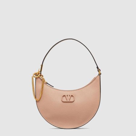 발렌티노 여성 미니 브이로고 시그니처 호보백 - Valentino Womens Mini V-Logo Signature Hobo Bag - vab14851x