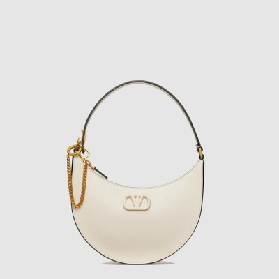 발렌티노 여성 미니 브이로고 시그니처 호보백 - Valentino Womens Mini V-Logo Signature Hobo Bag - vab14852x