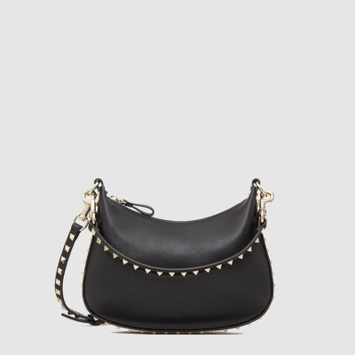 발렌티노 여성 스몰 락스터드 호보 백 - Valentino Womens Small Rockstud Hobo Bag - vab14866x