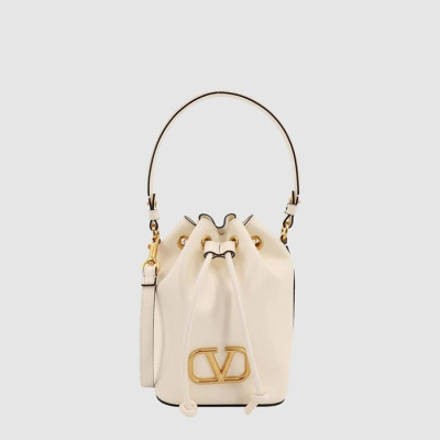 발렌티노 여성 미니 브이로고 시그니처 버킷백 - Valentino Womens Mini V-Logo Signature Bucket Bag - vab14880x