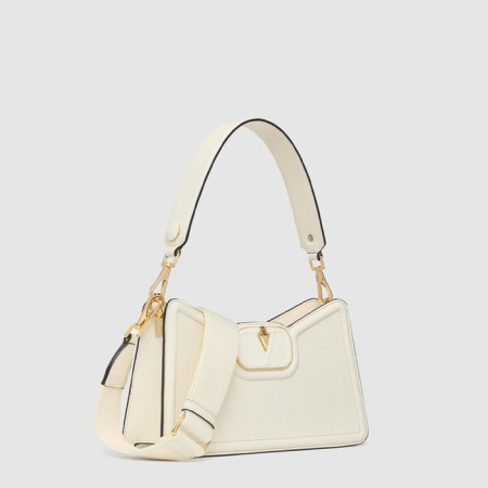 발렌티노 여성 브이로고 가죽 숄더백 - Valentino Womens V-Logo Leather Shoulder Bag - vab14886x