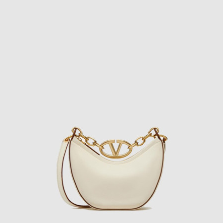 발렌티노 여성 브이로고 문 미니 호보백 - Valentino Womens V-Logo Moon Mini Hobo Bag - vab14907x