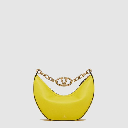 발렌티노 여성 브이로고 문 스몰 체인 호보 백 - Valentino Womens V-Logo Moon Small Chain Hobo Bag - vab14908x