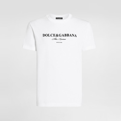 돌체앤가바나 남성 라운드 티셔츠 - Dolce&Gabbana Mens Round Tshirt - doc13999x