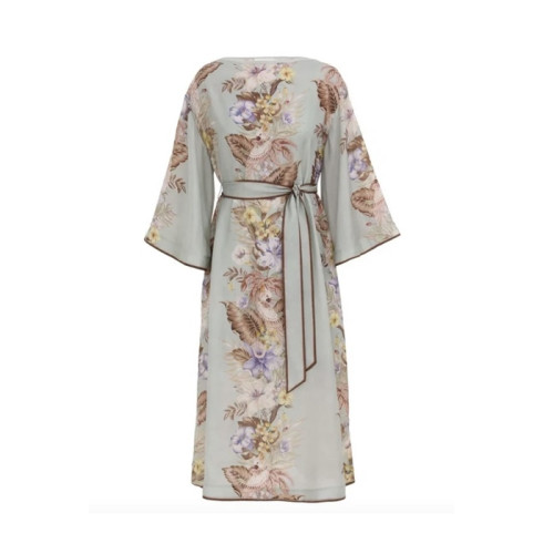 짐머만 여성 코코 플로럴 프린트 미디 드레스 - Zimmermann Womens Coco Floral-print Midi Dress - zic14005x
