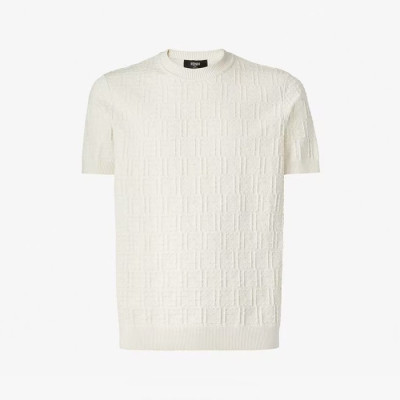 펜디 남성 라운드 반팔 티셔츠 - Fendi Mens Round Tshirt - fec14030x