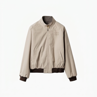 미우미우 여성 양면 재킷 - Miumiu Womens Reversible Jacket - mic14070x