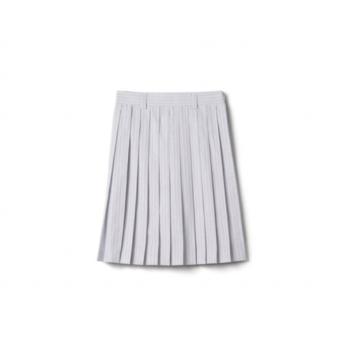 미우미우 여성 플리츠 미디 스커트 - Miumiu Womens Pleated Striped Midi Skirt - mic14071x