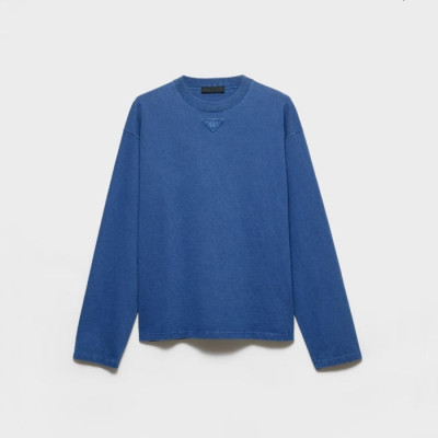 프라다 남성 라운드 긴팔티 - Prada Mens Round Tshirt - prc14078x