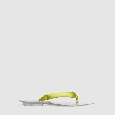 알라이아 여성 새틴 인비저블 토 스트랩 뮬 - Alaia Womens Satin Invisible Toe Strap Mule - als13701x