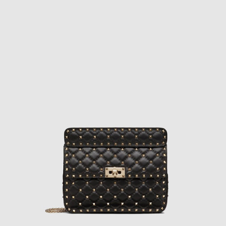 발렌티노 여성 미디엄 락스터드 스파이크 백 - Valentino Womens Medium Rockstud Spike Bag - vab14954x