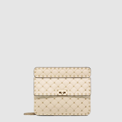 발렌티노 여성 미디엄 락스터드 스파이크 백 - Valentino Womens Medium Rockstud Spike Bag - vab14956x