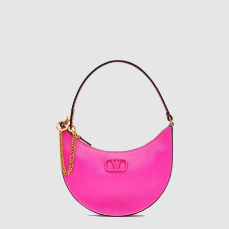 발렌티노 여성 미니 브이로고 시그니처 호보백 - Valentino Womens Mini V-Logo Signature Hobo Bag - vab14978x