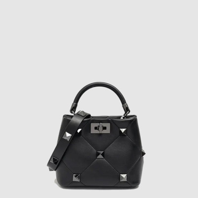 발렌티노 여성 로만 스터드 스몰 토트백 - Valentino Womens Roman Studded Small Tote Bag - vab14978x