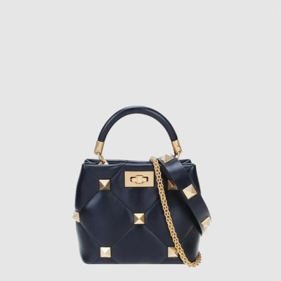 발렌티노 여성 로만 스터드 스몰 토트백 - Valentino Womens Roman Studded Small Tote Bag - vab14979x