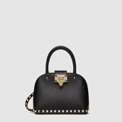 발렌티노 여성 가라바니 락스터드 가죽 스몰 핸드백 - Valentino Womens Garavani Rockstud Leather Small Handbag - vab14985x