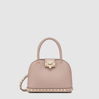 발렌티노 여성 가라바니 락스터드 가죽 스몰 핸드백 - Valentino Womens Garavani Rockstud Leather Small Handbag - vab14987x