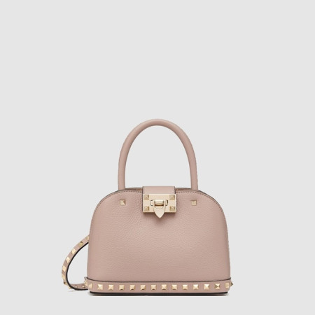 발렌티노 여성 가라바니 락스터드 가죽 스몰 핸드백 - Valentino Womens Garavani Rockstud Leather Small Handbag - vab14987x