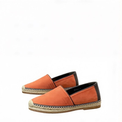 브루넬로쿠치넬리 남성 그레인 레더 에스파듀 - Brunello Cucinelli Mens Grain Leather Espadrilles - brs13724x