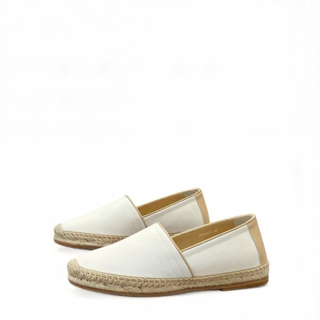 브루넬로쿠치넬리 남성 그레인 레더 에스파듀 - Brunello Cucinelli Mens Grain Leather Espadrilles - brs13725x
