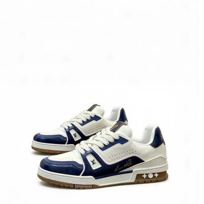 루이비통 남성 LV 트레이너 스니커즈 - Louis vuitton Mens LV Trainer Sneakers - lvs13741x