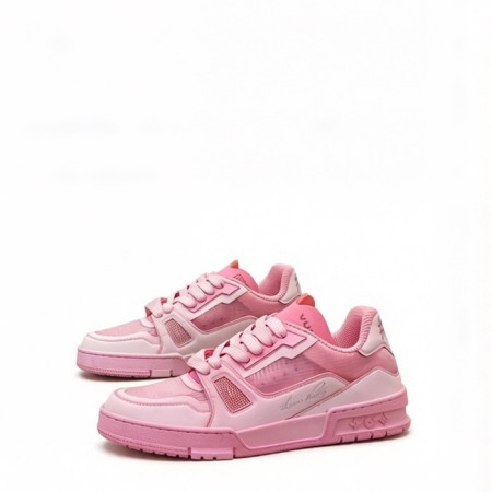 루이비통 남성 LV 트레이너 스니커즈 - Louis vuitton Mens LV Trainer Sneakers - lvs13744x