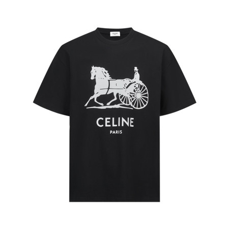 셀린느 남성 반팔 티셔츠 - Celine Mens Round Tshirt - cec14084x