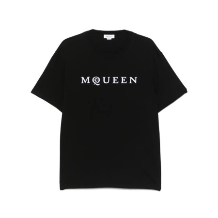 알렉산더 맥퀸 남성 크루넥 반팔티 - Alexander McQueen Mens Round Tshirt - alc14089x