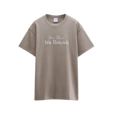 디올 여성 라운드 반팔티 - Dior Womens Round Tshirt - dic14096x