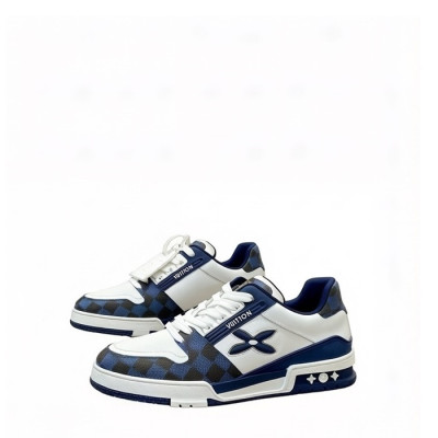 루이비통 남성 LV 트레이너 스니커즈 - Louis vuitton Mens LV Trainer Sneakers - lvs13782x