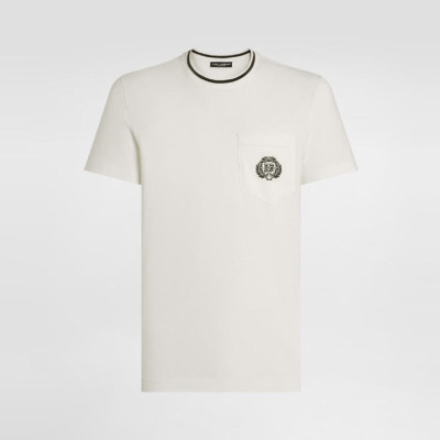 돌체앤가바나 남성 라운드 티셔츠 - Dolce&Gabbana Mens Round Tshirt - doc14125x