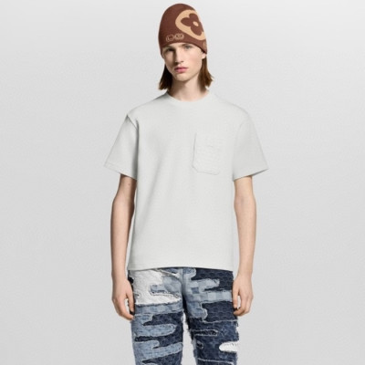 루이비통 남성 라운드 반팔티 - Louis vuitton Mens Round Tshirt - lvc14126x