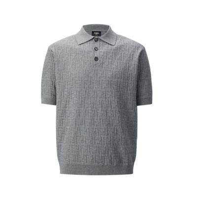펜디 남성 폴로 반팔 티셔츠 - Fendi Mens Polo Tshirt - fec14128x